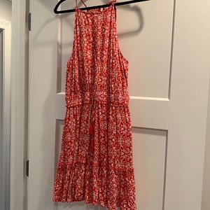 Floral print mini dress